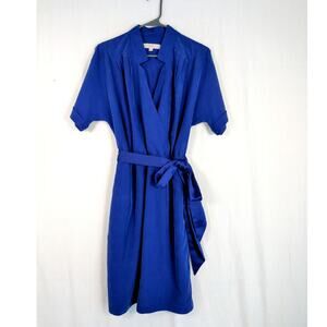 LOFT Blue Midi Dress